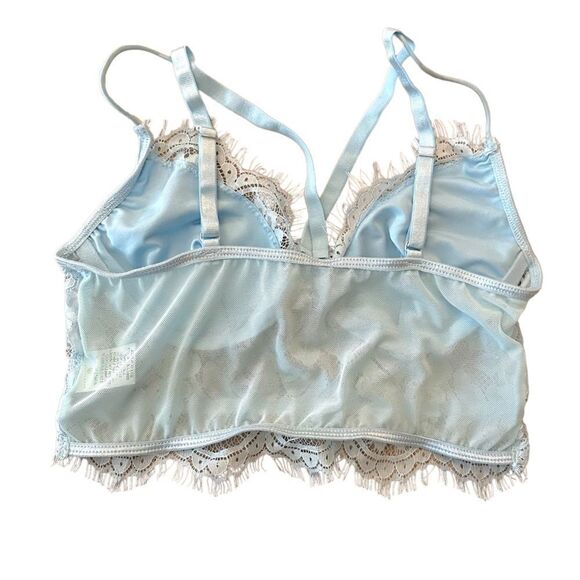 Set Of 3 Lingerie Lace Cropped Valentines Romantic Bralettes - Picture 9 of 13